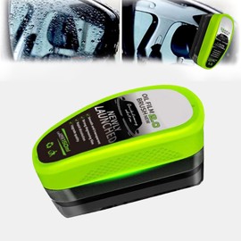 2025 New Automotive Oil Film Cleaning Brush, Clear Vision Glass Cleaner, Reusable Oil Film Cleaning Brush for Car Windows, Universal Glass Wipe Board