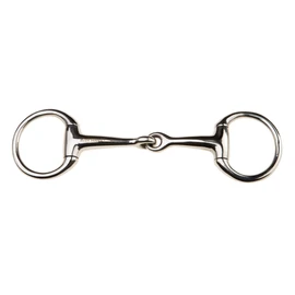 Korsteel Stainless Steel Jointed Eggbutt Bradoon Snaffle Bit, 5.5"