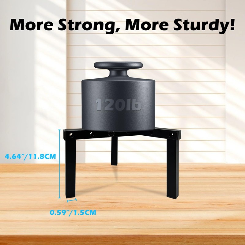 DDPow Three Legs Adjustable Metal Plant Stand for 5"-10" Plant