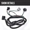 CNNELL Tail Light Wiring Harness Compatible with 2007-2014 Chevy Silverado
