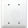 Mulberry Princess Style White 2 Gang Blank Switch Plate