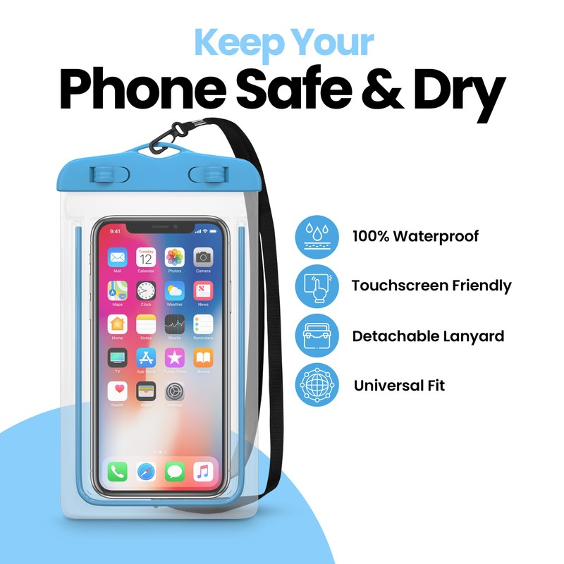 Splash Zone Dry Bag, 15L Capacity, Waterproof with Double Shoulder