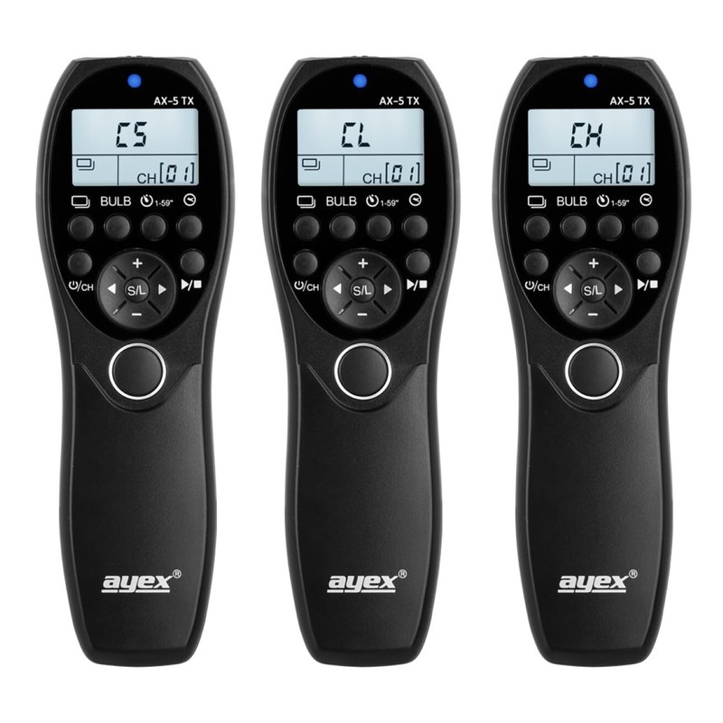 Radio Timer Remote Shutter Release AX-5 RR100 e.g. X-100F XT-20