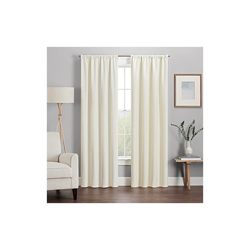 Eclipse Kendall Blackout - Panel de Cortina Termal, Marfil, 107