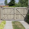 Fence Gate Kit Gate Hardware with Gate Latch for Wooden