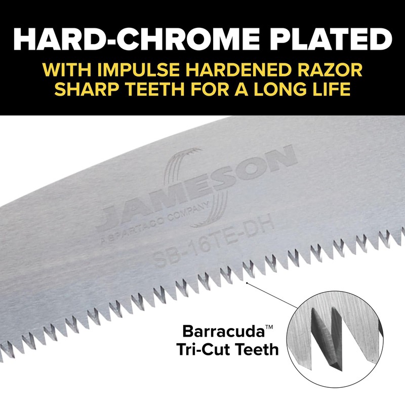 Jameson PS-3FPK-16DH-L 16" Double Hook Curved Blade Saw Head and