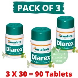 Himalaya Diarex Tablets Pack of 3 | Herbal Digestive Support | Exp 03/2027 |