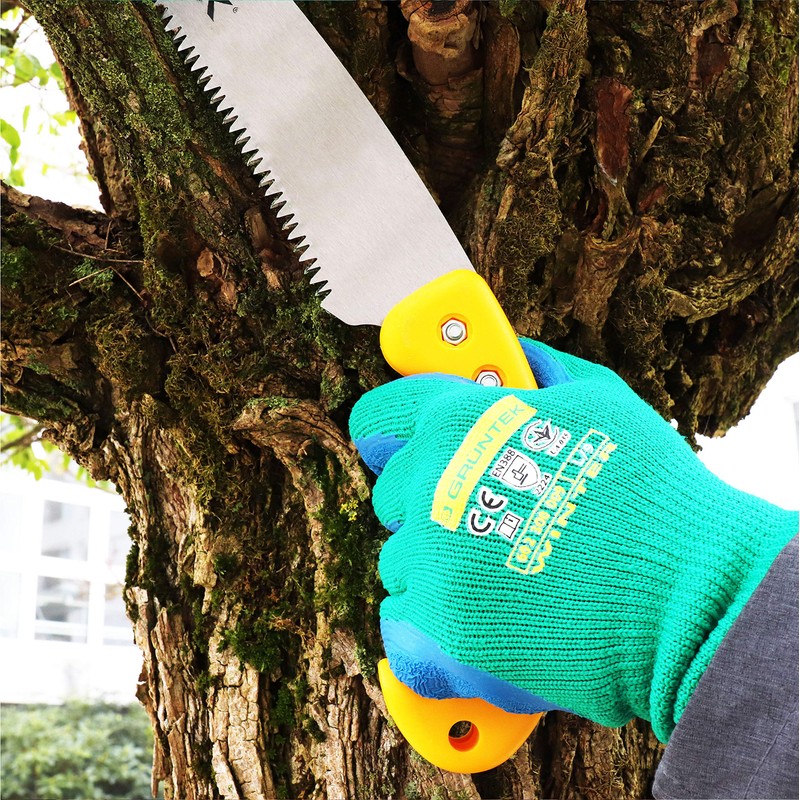 GRÜNTEK 4 Pairs of Protective Thermal Winter Gardening Work Gloves