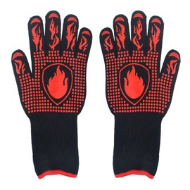 SSKHE BBQ Gloves, Prevent burns Heat Proof Gloves, Oven Mitts Grilling Gloves for Barbecue, Cooking, Baking and Cutting