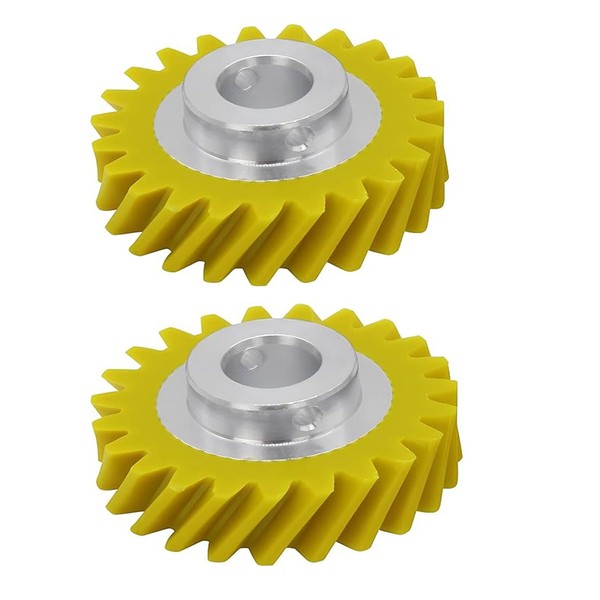 YQkangzhu 2PCS Ultra Durable W10112253 Mixer Worm Gear Replacement Parts,