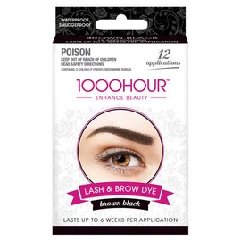 1000 Hour Eyelash & Brow Dye Kit Brown/Black