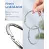 Pawfly 12 Pack Loose Leaf Binder Rings 3 Inch Smooth