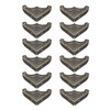sourcing map Desk Corner Protector Table Edge Protector Cover Metal