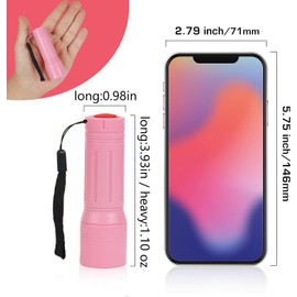 Hilngav 9-LED Mini Flashlight Bulk 50 Pack, Small Multicolor Kids Flashlights with Lanyard, Batteries Included, for Hurricane Supplies Party Favors, Kids Gift