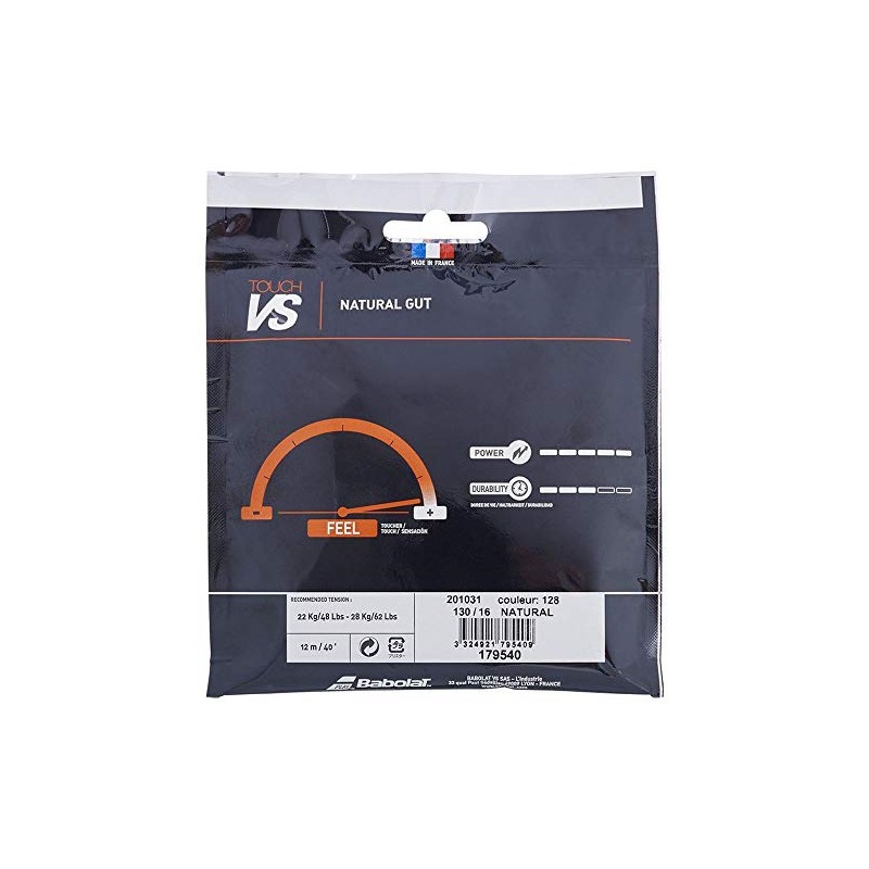 Babolat VS Touch BT7 16G Half Set Tennis String (Natural)