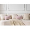 JUSPURBET Pink Lumbar Velvet Throw Pillow Covers 12x20 inch Set