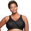 Glamorise Full Figure Plus Size MagicLift Active Support Bra Wirefree