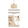 KYOWARABE Apron, Fashionable, Cafe Apron, Women's, Cute, 9 Colors x
