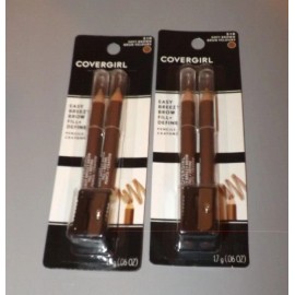 COVERGIRL Lot Of 2 COVERGIRL #510 Soft Brown BROW FILL + DEFINE PENCILS .06 OZ NEW