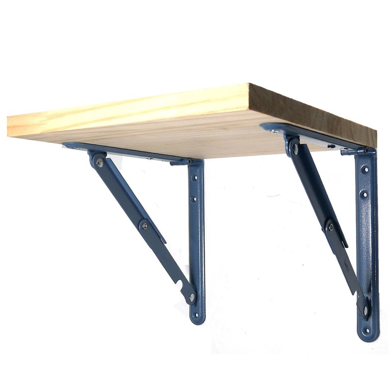 Tanner Folding Metal Shelf Brackets, Set of 2