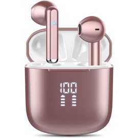  2023 Model Bluetooth Earphones, Connect When Open the Lid, Connect: Bluetooth 5.3 Technology, Wireless Earphones, Bluetooth, LED Display Display, Touch Control, Type C Rapid