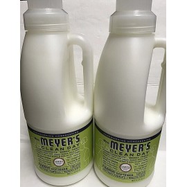 Meyers Lot of 2 Mrs Meyer's clean day Fabric Softener Lemon Verbena Scent - 32 Oz Each