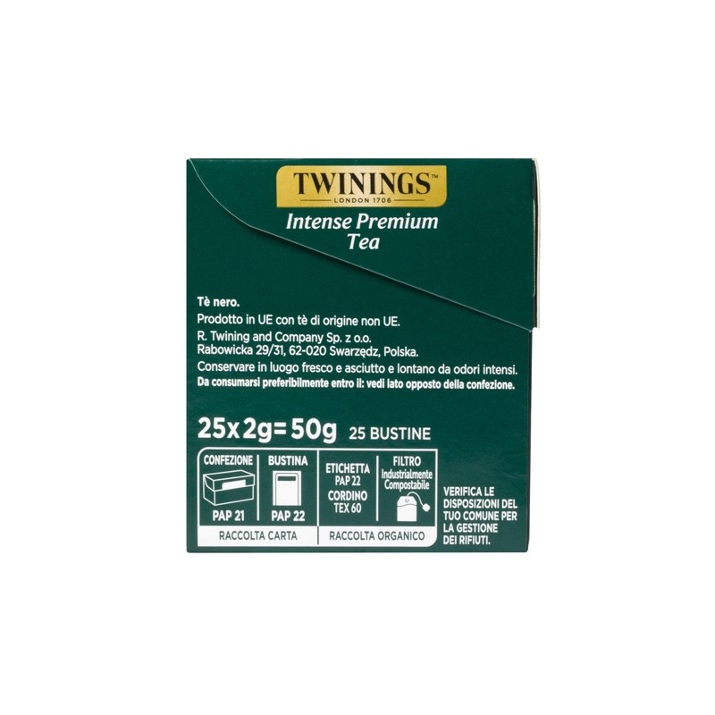 Twinings, Intense Premium Tea, Tè Nero ad Alta Intensità, Gusto