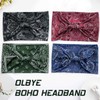 Olbye Wide Boho Headbands Floral Stretch Head Wraps Bohemian African