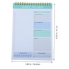 TEHAUX Memo Pad Planner Daily Schedule Notepad Tear-off Pages Work