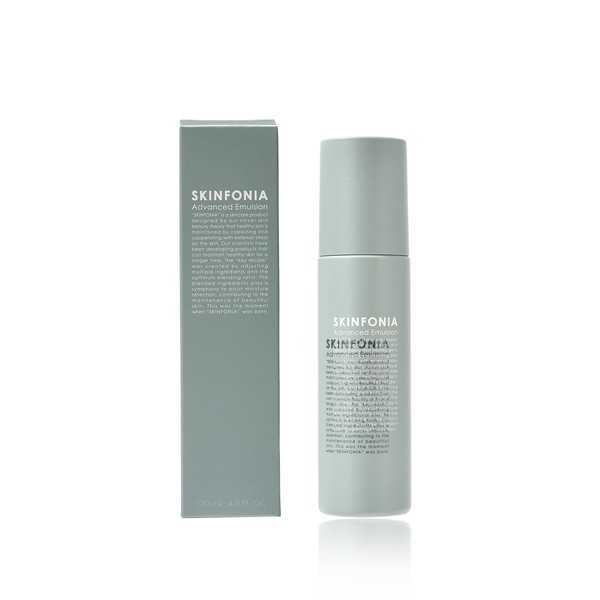 SKINFONIA Advanced Emulsion, 4.2 fl oz (120 ml), Dry Skin, Highly Moisturizing, Non-sticky, Textured, Squalane Formulated