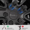 JiiinMiiin M14x1.5 Black Wheel Lug Bolts, WheelBolt Thread for Wheel