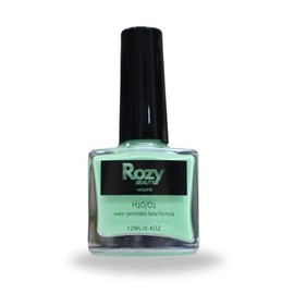 Rozy Beauty Halal, Wudu Friendly, Water Permeable, Breathable, and Fast Drying Nail Polish (Pista, 12 ml)