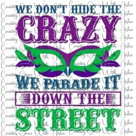 Handmade Sublimation Print Mardi Gra Mask Ready to Press Paper Ink Heat Transfer