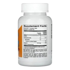 Vitamina D3 500 Ui Niños Sistema Inmune Masticable Sabor Cereza