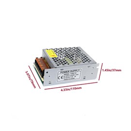 AOMUCH 12V 5A 60W Power Supply Adapter Regulated Switching Transformer AC110V to DC 12V 5amp Power Converter LED Driver for LED Strip Light, Radio, CCTV Camera Security System