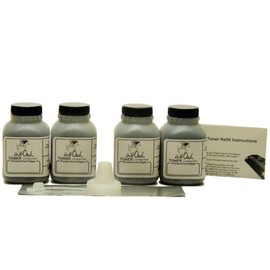 InkOwl Toner Refill Kit Replacement for Brother TN-420, TN-450 (4-Pack)