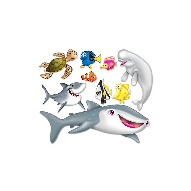 Beistle 52203, 9 Piece Under The Sea Props, 9.25" to