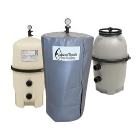 Appaetech | 777070 | Universal UV-Resistant Pool Filter Cover – Fits Cartridge & D.E. Filters for Inground and Above-Ground Pools | Weatherproof Summer & Winter Protection for Pool Equipment