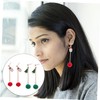 COLLBATH Elegant Christmas Tree Earrings Tassel Earring for Women Party