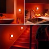 Briignite Red Night Lights Plug into Wall, Nightlights with Light