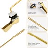 Hibbent Universal Metal Front Mount Toilet Handle Replacement Kit, Brass