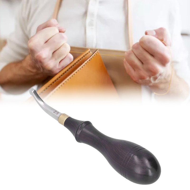 Steel Edge Creaser Comfortable Grip Exquisitely Made Easy Use Leather