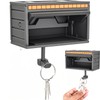 Car Garage Key Holder with Opening Door, Wall Mount Key