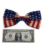 EmilyRose Couture Patriotic Hair Bow Collection (Barrette, Vintage Flag)