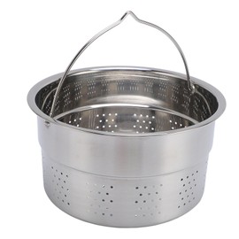 Steaming Pot for Thermomix TM5 TM6, Stainless Steel Steaming Basket, Large Capacity, DishwasherSafe Kitchen Tool