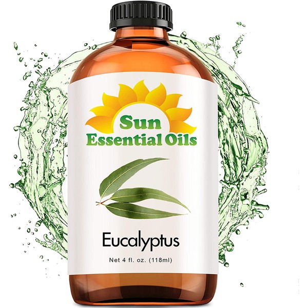 Eucalyptus Essential Oil (Huge 4oz Bottle) Bulk Eucalyptus Oil - 4 Ounce