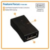 Tripp Lite Compact DisplayPort Coupler Gender Changer (F/F) (P168-000),Black