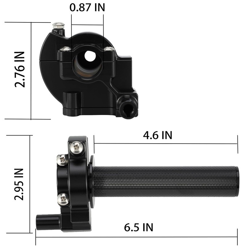 CHANGCHENG Dirt Bike Throttle Assembly Aluminum Twist Throttle Handle Grips