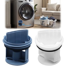 Filter Lint Filter for Washing Machine, Lint Filter, Filter Sieve Insert, Filter Sieve for Coin Buttons, Compatible with Bosch Siemens