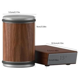 Banvikon Rolling Knife Sharpener Kit with diamond discs. Professional 15 & 20 degree Multi Angle Knife Sharpening Tool, Suitable For All Kinds Of Kitchen Knives And Outdoor Knives.(Brown)